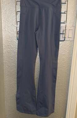 Calvin Klein Performance Women's High-Rise Flare Yoga Pants with Side Pockets